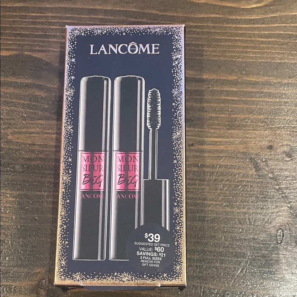 Lancome Monsieur Big Mascara Set - Black and Pink